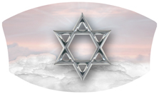 DNSWILL 120 PK SL Star of David Pink Silver